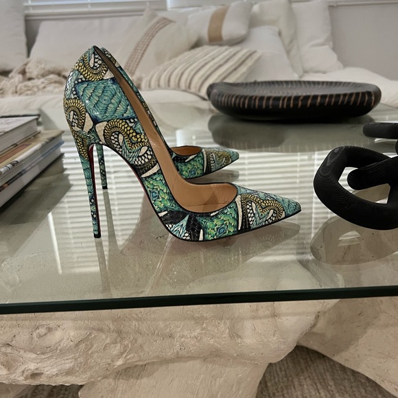 Christian Louboutin So Kate 120 Python Inferno - Picture 4 of 6